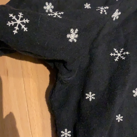 🧸2/$40 Ladies Faded Glory Snowflake hooded housecoat - size Small - Picture 10 of 12